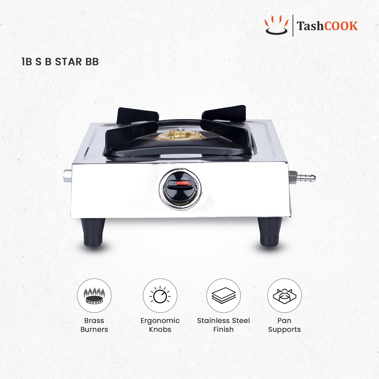 1B S.B STAR BB Single Burner Gas Stove | ISI Certified - Image 3